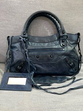 Balenciaga City First Navy blue - please read description!